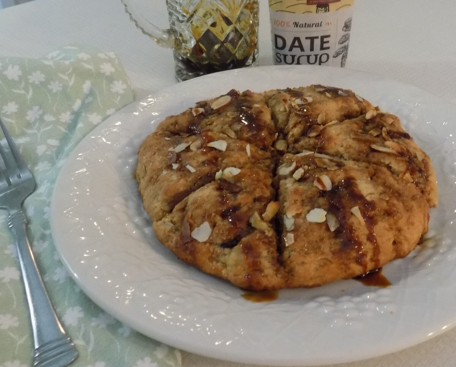 Apple Cinnamon Scones With Date Syrup Drizzle ajoyfuljewishjourney